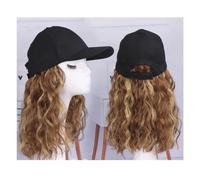 Bonnet de Perruque Casquettes de perruque for femmes, casquettes de perruque ondulées, casquettes de perruque de casquette de Baseball, adaptées aux soirées à thème quotidiennes, aux concerts, aux ren