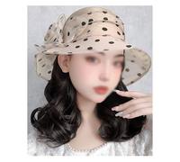 Bonnet de Perruque Perruque for femmes, bonnet de perruque ondulé, perruque de 13 pouces, perruque en fibres synthétiques résistantes à la chaleur d'aspect naturel, adaptée à une utilisation quotidien