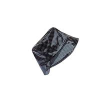 Bonnet de Pluie imperméable, Pliable pour Femmes avec Motif à Pois et Doublure intérieure, idéal pour la randonnée et Les Longues promenades sous la Pluie. (FR/ES, Numérique, 57, 58, Noir)