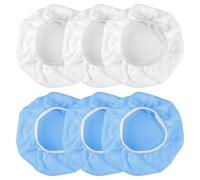 Bonnet de Polissage 6 Pièces Peaux à Polir Tampons de Polissage pour Capot de Voiture Bonnets de Polissage en Microfibre Polissage pour Voiture Machine à Polir pour Voiture 220-250mm
