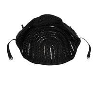 Bonnet de Postiche Tressé en Fibre Chimique Noir, Style Cornrows | Filet Doublure pour Crochet et Couture, Forme Tête Humaine, Usage Maison ou Fabrication de Postiche