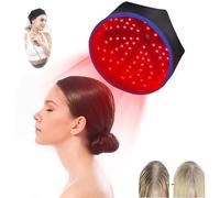 Bonnet De Pousse De Cheveux, Bonnet De PhotothéRapie à Double Longueur D'Onde 660 Nm 850 Nm Avec 120 Led Pour Hommes Et Femmes, AméLiore La Santé Du Cuir Chevelu Et RéDuit Les Pellicules,Black