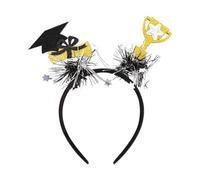 Bonnet de remise de diplôme - Serre-tête avec pompon - Décoration pour remise de diplôme, université, fête - Pour honneurs académiques, occasions festives (E, taille unique)