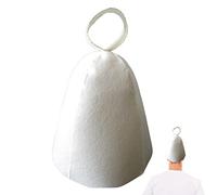 Bonnet de sauna, bonnet de bain vapeur en laine, bonnet thermique confortable, capuche respirante de rétention de la chaleur, bonnet résistant pour salle de sueur, bonnet dôme de sauna pour adultes