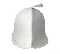 Bonnet de sauna classique quatre pièces avec style pilote fabriqué en 100 % feutre pour une répartition équilibrée de la chaleur et un maintien sûr pendant les rituels de bien-être (E)