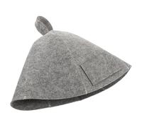 Bonnet de Sauna en Feutre Léger, Portable, Séchage Rapide pour Femmes | Usage Sauna et Voyages en Famille, Gris Clair, Format Simple, Accessoire Pratique, Lot D’une Pièce