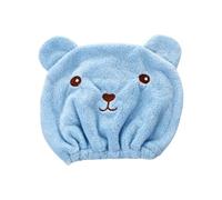 Bonnet de séchage de cheveux en microfibre, joli petit ours, serviette en microfibre, sèche rapidement, chapeau de douche, serviettes enveloppées, bonnet de bain, accessoires de salle de bain Capuchon