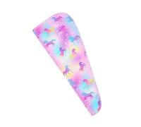 Bonnet de séchage serré pour enfants - Pénétrable - Microfibre - Substance amusante - Imprimé arc-en-ciel - Pour le bain - Pour les enfants