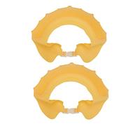 Bonnet de Shampoing Bébé Silicone Imperméable Jaune 2 Pièces
