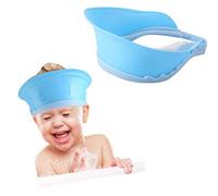 Bonnet de shampoing étanche en silicone pour bébé et enfant (bleu)