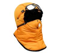 Bonnet de Ski avec Lunettes,Bonnet Chaud Ajustable Protection Visage Hivernal, avec Lunettes - pour Hommes Randonnée Ski Snowboard Motoneige