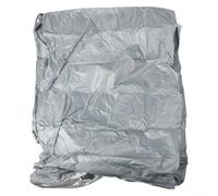 Bonnet de spa pour jacuzzi carré avec tissu enduit d'argent 190T et système de cordon de serrage pour maintenir l'intégrité de la couverture