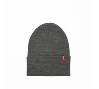 Bonnet de Sport Levi's Slouchy Red Tab Beanie Regular Gris foncé Taille uniq
