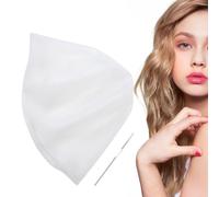 Bonnet de teinture pour cheveux avec trous - Chapeau réutilisable en silicone - Outils professionnels doux et réutilisables pour salon de blanchiment et teinture des cheveux pour femme