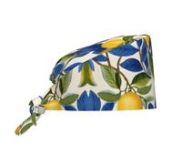 Bonnet De Travail Citron Respirante Charlotte De Travail Anti-Transpiration Casquette Cache Poussière pour Vétérinaires Masseuse Homme