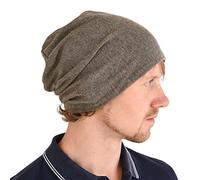 Bonnet D'Été en Tricot Fin, Chapeau Homme Et Femme Doux, Respirant Et Léger, Mince Bonnet Tombant Japonais Slouchy Bouffant Refroidissement Lumière Mode Unisexe Marron
