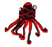 Bonnet d'Halloween pour adulte, délicat et amusant, bonnet au crochet, le complément parfait à votre garde-robe d'hiver quotidienne, casquette avec cache-oreilles pour homme (noir, taille unique)