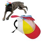 Bonnet d'hélice pour animaux de compagnie, 20-60 cm Bonnet d'hélice coloré Drôle Capuchon d'hélice pour chien Chapeau d'hélicoptère Casquette d'hélicoptère Casquette de baseball Casquette pour chien