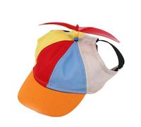 Bonnet d'hélice pour Chien, hélicoptère Arc-en- pour Chiots, Capuchon d'hélice Amusant, Casquette d'hélicoptère, Casquette Arc-en- pour Chien, Casquette de Baseball avec Trous d'oreille pour