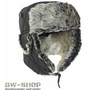Mil-Tec Bonnet d'hiver en fausse fourrure Olive