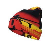 Bonnet d'hiver en tricot avec imprimé Apocalypse Now - Bonnet chaud pour l'hiver et l'extérieur - Noir, noir, Taille unique