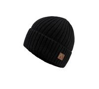 Bonnet d'hiver en tricot P.A.C. Adosa Beanie noir