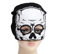 Bonnet d'hiver en tricot squelette effrayant extraterrestre - Couverture complète chaude pour fête d'Halloween, costume de Noël et tenues par temps froid | Accessoires d'Halloween, équipement de
