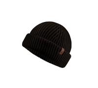 Bonnet d'hiver P.A.C. Nature Salor Recycled Merino Beanie noir