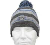 Bonnet d'hiver P&T enfants Snow Dude - gris/rayures bleues, taille 53-55 Bonnet d'hiver P&T enfants Snow Dude - gris/rayures bleues, taille 53-55
