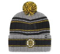 Bonnet d'hiver tricoté - 47 Brand - REXFORD Boston Bruins - Blanc, Noir et Jaune - Adulte Homme