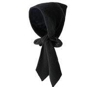 Bonnet d'hiver tricoté à capuche pour femme Couleur pure Longue écharpe Cap Châle chaud Écharpe Écharpe Pull Chapeau pour l'hiver et l'automne