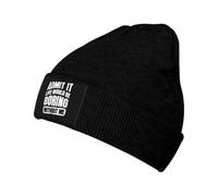 Bonnet d'hiver Tricoté Admets-Le, la Vie Serait ennuyeuse sans Moi Respirant Chapeau d'hiver Tricoté Unisexe Bonnet Hiver Chaud Tricot pour Femme Ski Sports