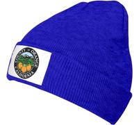 Bonnet d'hiver Tricoté Comté d'orange, Californie Extensible Bonnets en Tricot Universelle Beanie Hats pour Sports Adultes Cyclisme