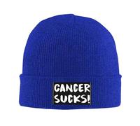 Bonnet d'hiver Tricoté Le Cancer, C'est Nul Respirant Tricoter Chapeau Classique Chapeau Tricoté pour Cyclisme Ski Sports