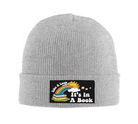 Bonnet d'hiver Tricoté Regarde, C'est dans Un Livre Universelle Tricoter Chapeau Slouch Beanie Tricoté pour Femme Ski Cyclisme