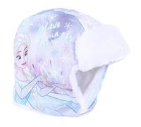 Bonnet - DISNEY FROZEN - Elsa - Bleu - Enfant - Blanc - Tissu