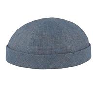 Bonnet Docker - Chapeau Docker pour homme - 100 % lin - Fabriqué à la main - Fabriqué en Allemagne - Confortable et léger à porter, Cowboy, 59