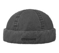 Bonnet Docker Delave Organic Cotton by Stetson noir S (54-55 cm)