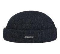Bonnet Docker Lavoy Herringbone by Stetson bleu foncé S (54-55 cm)