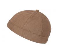 Bonnet Docker Marron en Velours Look Marin Miki Kerouak - Taille Unique - Marron