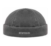 Bonnet Docker Quimper Noir Coton - Stetson - Homme - Hiver XL