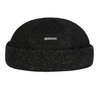 Bonnet Docker Sparr Mélange by Stetson anthracite S (54-55 cm)
