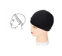 Bonnet dôme en élasthanne for perruque ondulée, coupe parfaite, taille unique, avec bonnets nylon extensibles et tissés