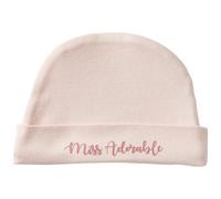 Bonnet doublé pur coton Miss Adorable blush