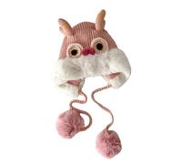 Bonnet dragon pour enfants 2024 avec cache-oreilles et mentonnière doux et respirant pour l'hiver chaud doux et confortable, b, Taille unique