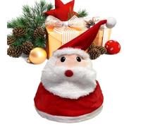 Bonnet Du Père Noël - Couvre-chef de Fête et Décorations | Couvre-chef de Noël avec Lumière et Son - Pour Fêtes Carnaval Performance Sur Scène Accessoire