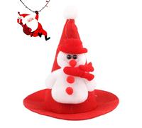 Bonnet du Père Noël pour Animaux | Couvre-Chef Ajustable Drôle De Noël | Petit Chapeau De Père d'hiver pour Chat,pour Dragon Barbu Hamster Lézard Hiver Événement Séance Photo Fête