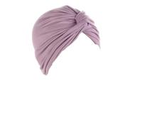 Bonnet/Écharpe/Turban/Bandana pré-noué pour femmes - UK - Foulard en béguin avec motif floral en coton pour alopécie, couvre-chef pour chimio, violet, Taille unique