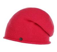 Bonnet en Cachemire avec Bord Roulé by Lierys pink One Size