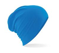 Bonnet en coton femme Beechfield Hemsedal Slouch Bleu TU